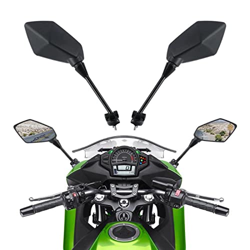 OGAUY Roller Spiegel Für Kawasaki Ninja Z1000SX 2011–2014 ER6F 2009–2016 650R 2009–2016 400R 2010–2014 Motorrad-Rückspiegel von OGAUY