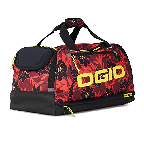 OGIO 45 Liter Fitness-Seesack, Rote Blumenparty, 45 Liter, 45 Liter Fitness Duffel Bag von OGIO