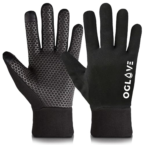 OGLOVE wasserdichte Thermo-Sporthandschuhe, Touchscreen Kompatible Handschuhe für Fußball, Rugby, Mountainbiking, Radfahren, Angeln und mehr, Erwachsene Klein über 13 Jahre von OGLOVE