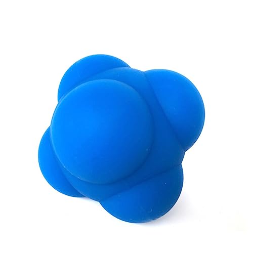 OHPHCALL 1stk Reflexball Bälle Hüpfen Sprungball Agility-Ball Empfindliche Bälle Springende Bälle Reaktionsbälle Reaktionsball Reaktions Fußball Trainingsball Hüpfhausbälle Blue von OHPHCALL