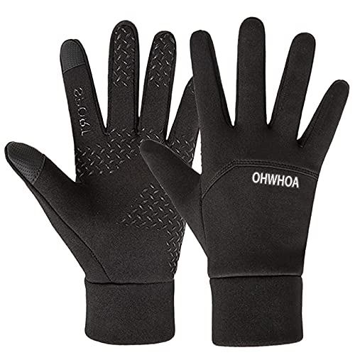 OHWHOA Winterhandschuhe Herren Touchscreen Handschuhe Warme Handschuhe Sporthandschuhe Fahrradhandschuhe Laufhandschuhe wasserdichte rutschfeste Gloves für Damen und Herren von OHWHOA