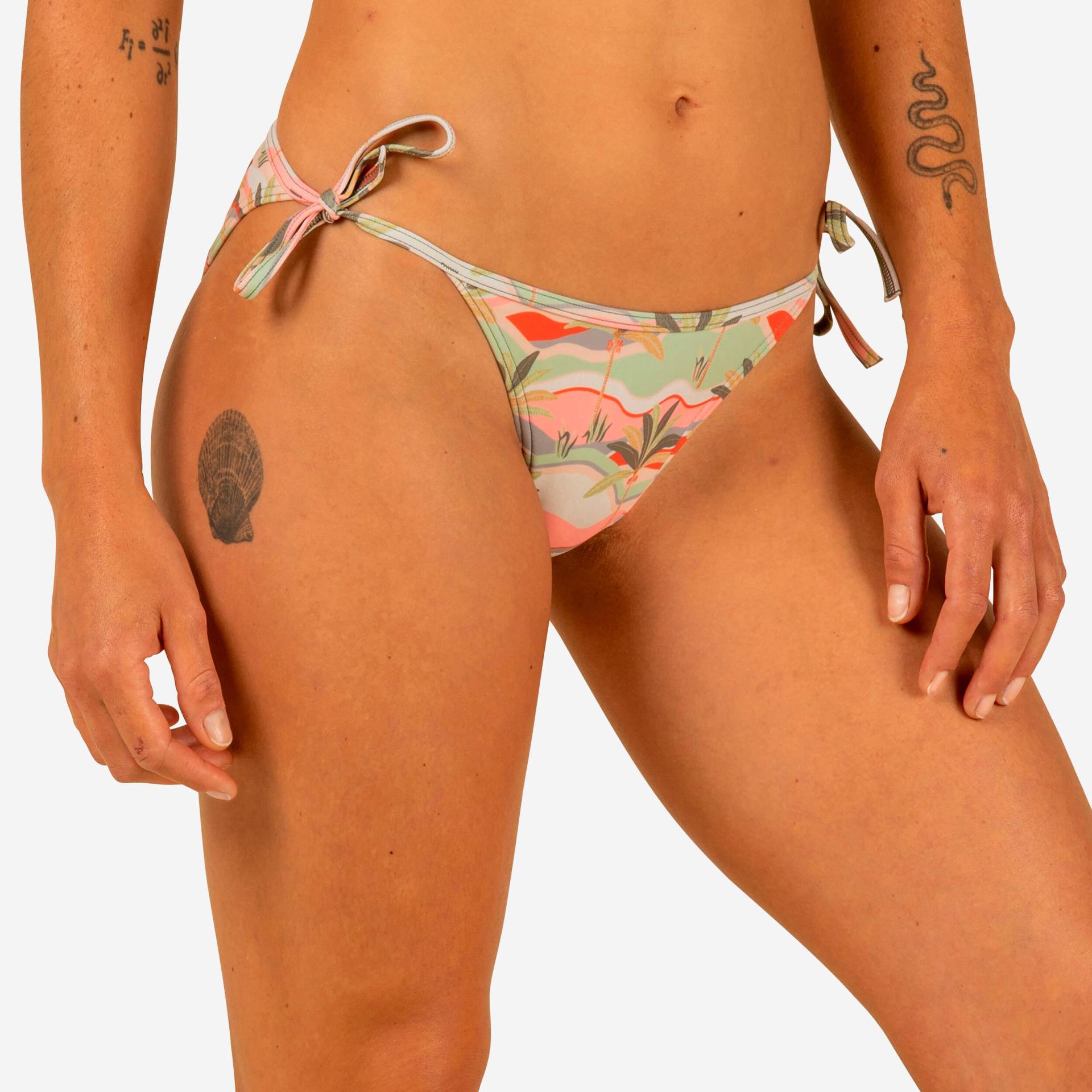 Bikini-Hose Damen geknotet Surfen - Sofy palmerai von OLAIAN