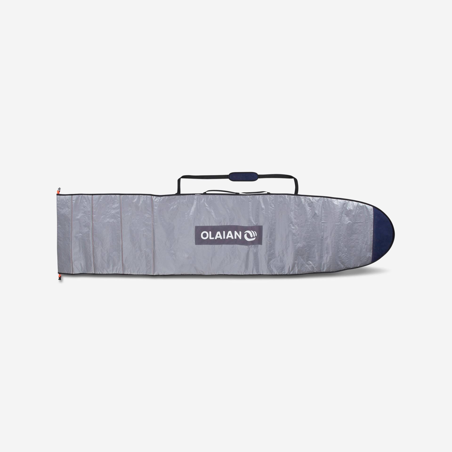 Boardbag Surfboard verstellbar 7'3–9'4 grau von OLAIAN