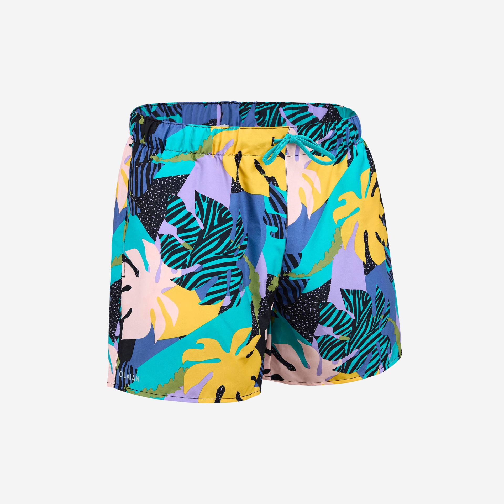 Boardshorts 100 15" Eco MELIMEL schwarz von OLAIAN