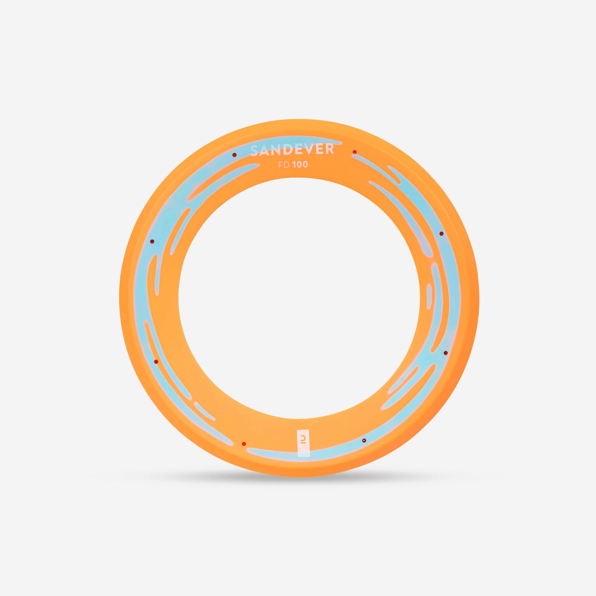 Flexibler orangefarbener Ring, mit dem man weite Würfe machen kann. von OLAIAN