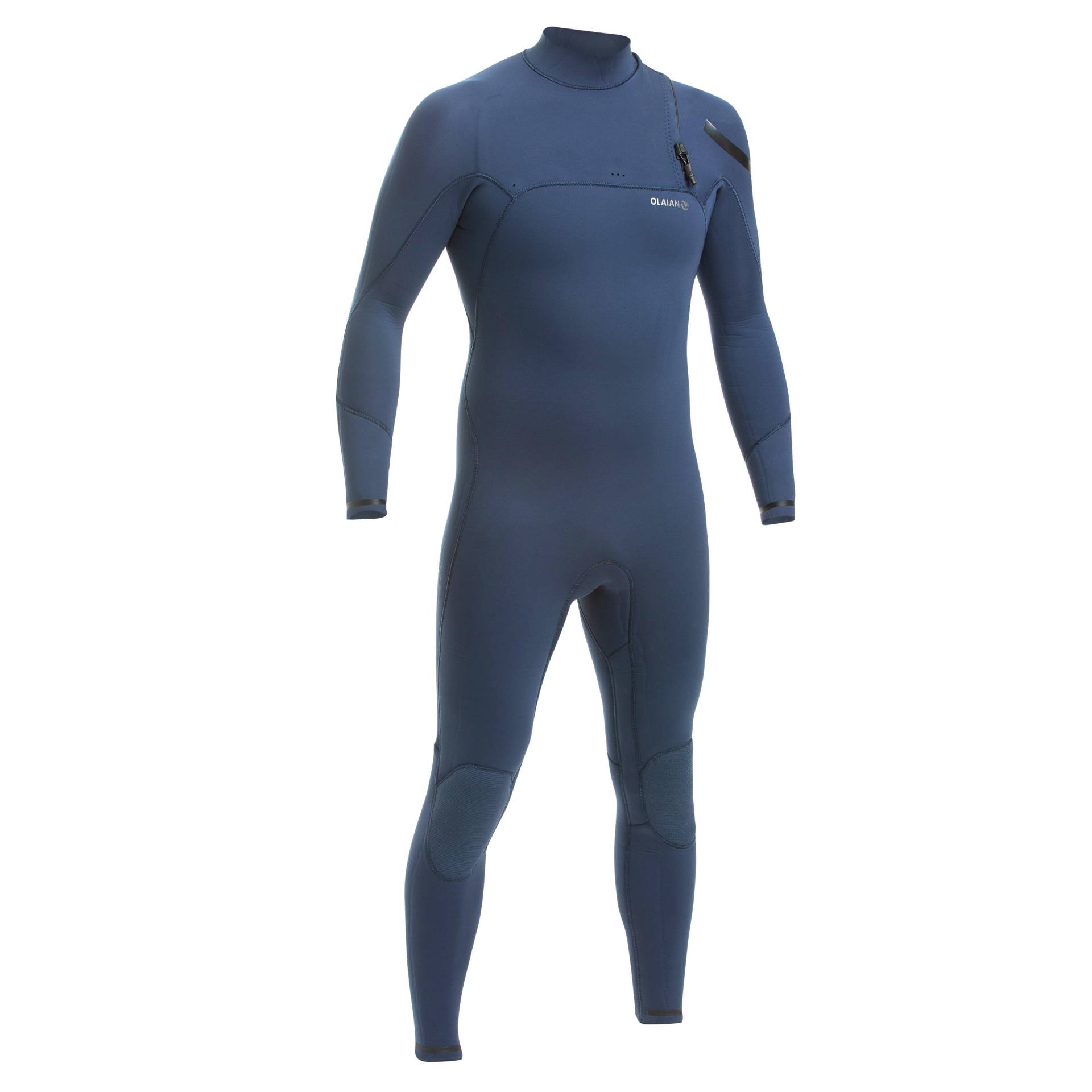 Neoprenanzug Surfen Herren No Zip 900 3/2 mm blau von OLAIAN