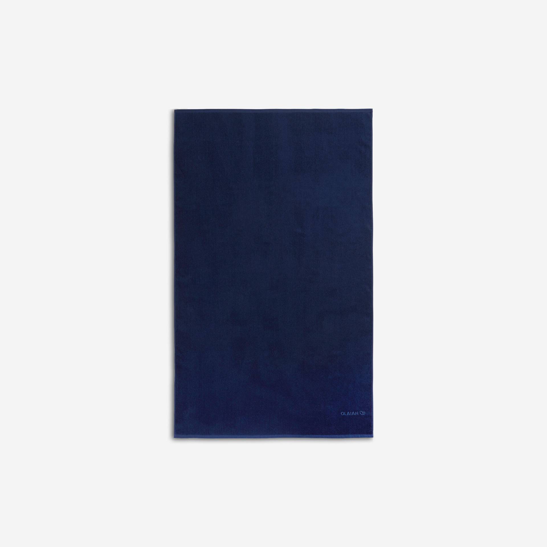 Strandhandtuch 145 × 85 cm - dunkelblau von OLAIAN