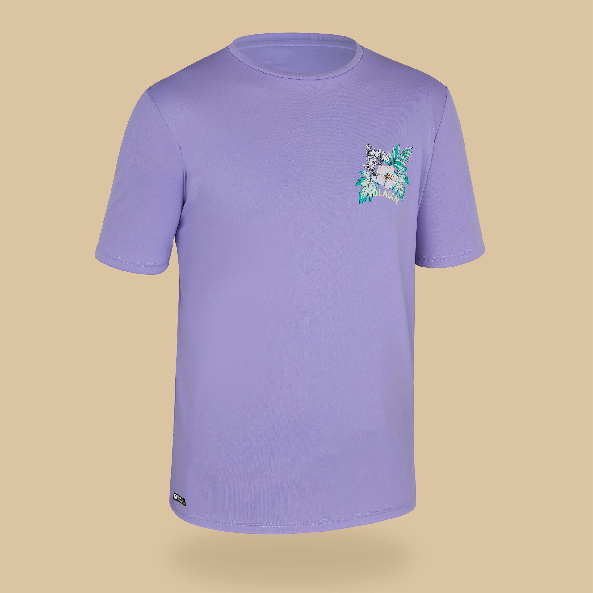 UV-Shirt kurzarm Kinder lila von OLAIAN