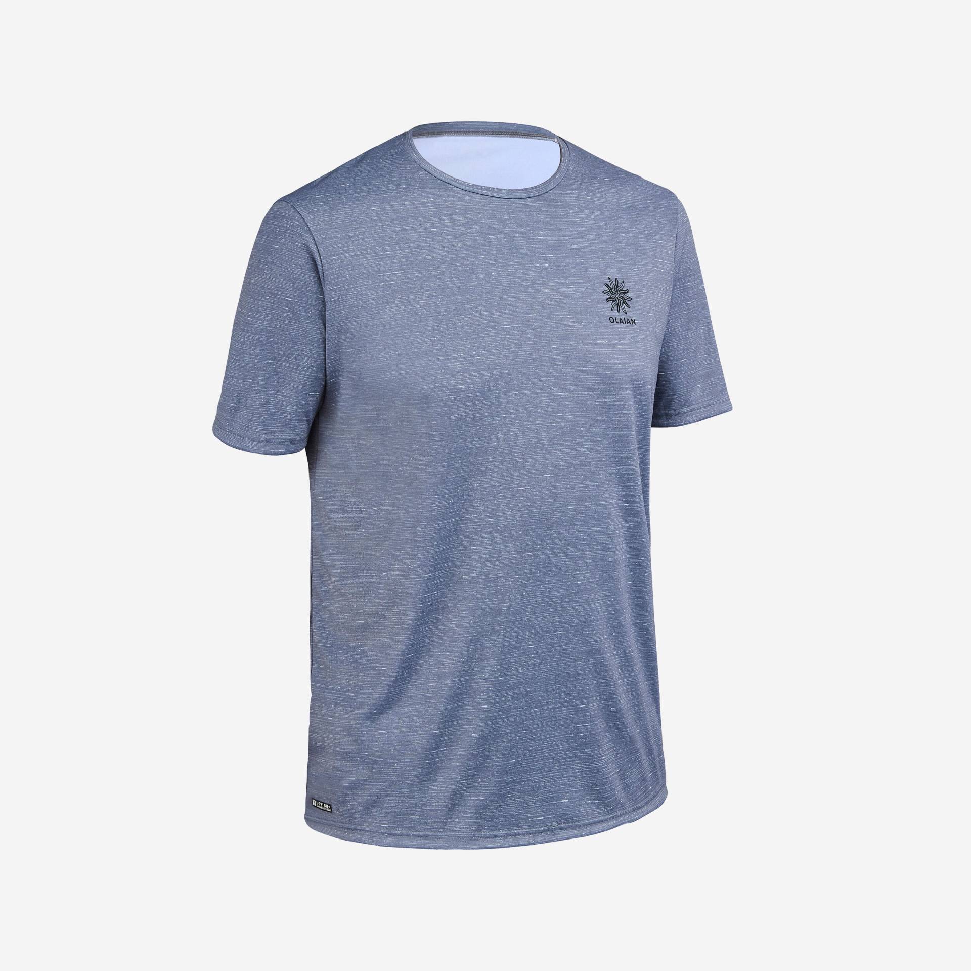 UV-Shirt Herren kurzarm - Print grau von OLAIAN