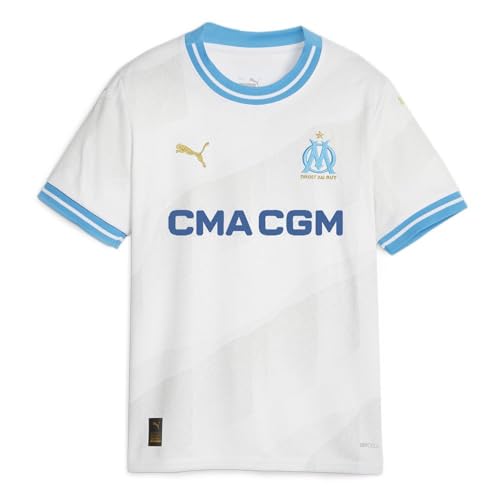 PUMA Olympique de Marseille 771283-01 Home Jersey Replica Jr T-Shirt Unisex Kids White Größe 152 von PUMA