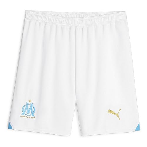 Olympique de Marseille 771355-01 Shorts Replica Shorts Unisex White Größe 3XL von Olympique de Marseille