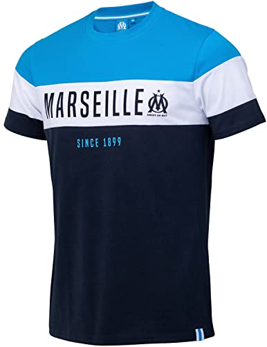 OLYMPIQUE DE MARSEILLE Om T-Shirt, offizielle Kollektion, Größe S von OLYMPIQUE DE MARSEILLE