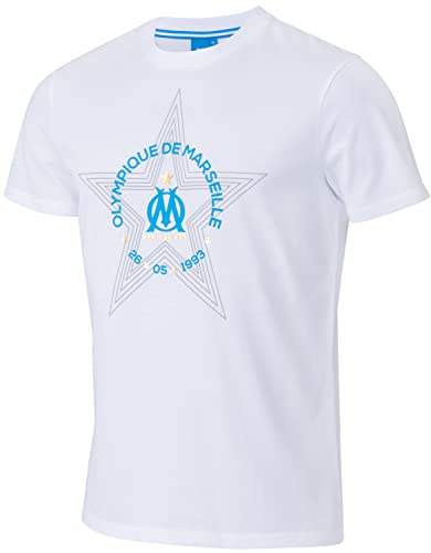 OLYMPIQUE DE MARSEILLE T-Shirt Om – 26. Mai 1993 – Offizielle Kollektion, Größe L von OLYMPIQUE DE MARSEILLE