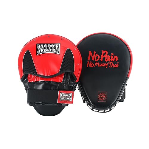 OLYSPM 1 Paar Pratzen Boxen,Gebogene Box Pratzen,Hook und Jab Handpratzen mit Verstellbarem und Atmungsaktivem,Boxpratzen für Boxen,MMA,Muay Thai,Kickboxen,Kampfsport,Karate von OLYSPM