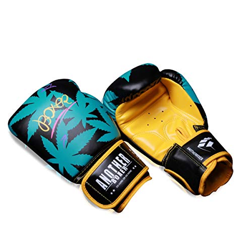 OLYSPM Boxhandschuhe Punchinghandschuhe Für Boxen,Muay Thai Sparring,MMA Und Kampfsportarten,4oz-14oz(Grün) von OLYSPM
