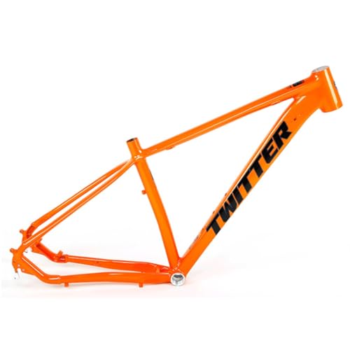 OMDHATU 27,5er 29er Mountainbike Rahmen 15" 17" 19" XC MTB Aluminiumlegierung Fahrradrahmen Schnellspannrahmen 135mm BSA BB68 Interner Verlegung (Color : Orange, Size : 27.5 * 17") von OMDHATU