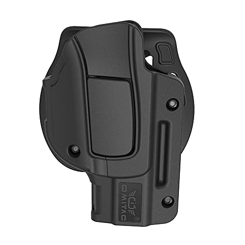 Glock 19 Paddle Case, OWB Case Fit for Glock 19, 23, 32 Gen 1,2,3,4 Glock 19 Gen 5 Automatic Lock Level 2 Retention Index Release Case von OMITAC