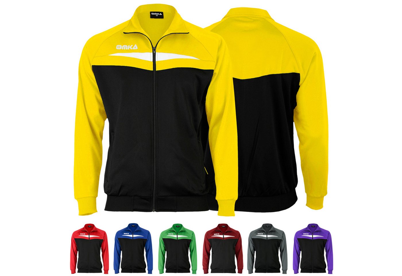 OMKA Trainingsjacke OK200J OMKA Optima Trainingsjacke Joggingjacke Sportjacke von OMKA