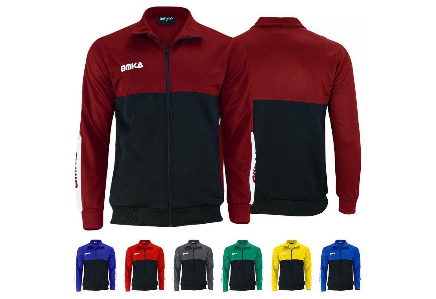 OMKA Trainingsjacke OK203J OMKA Optima Trainingsjacke Joggingjacke Sportlerjacke mit Fleece von OMKA