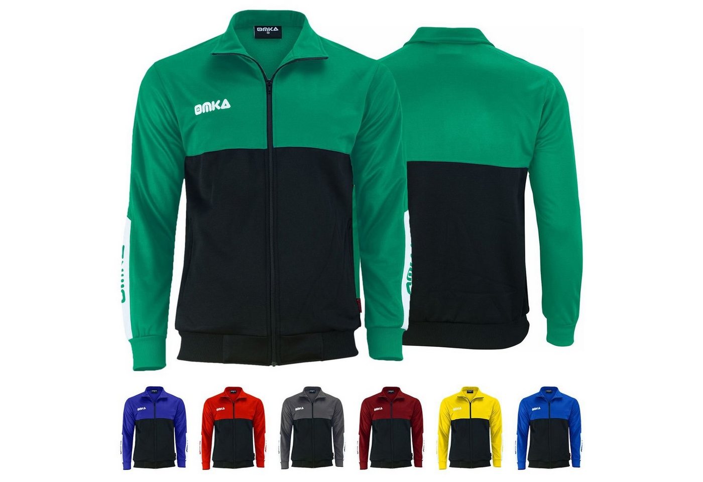 OMKA Trainingsjacke OK203J OMKA Optima Trainingsjacke Joggingjacke Sportlerjacke mit Fleece von OMKA