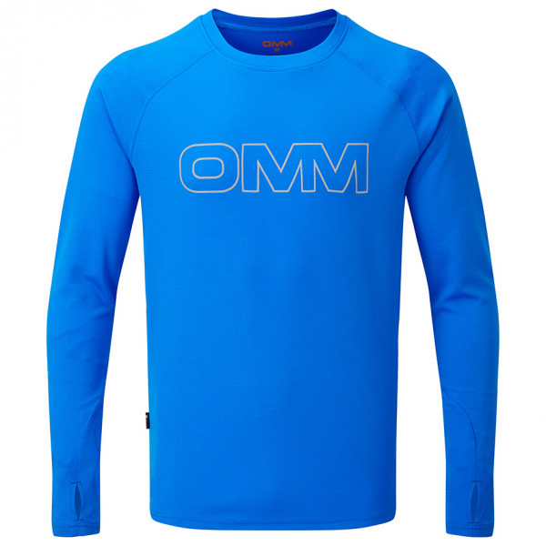 OMM - Bearing Tee L/S - Funktionsshirt Gr L blau von OMM