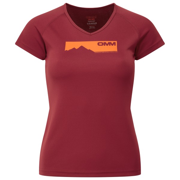 OMM - Women's Bearing Tee S/S - Laufshirt Gr XS rot von OMM