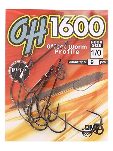 OMTD Offset Worm Profile 9 Stück Serie OH1600 Größe 1/0 von OMTD