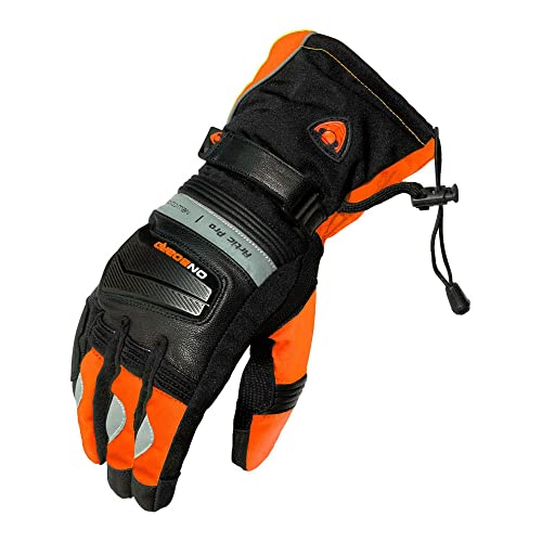 ON BOARD Artic Pro Handschuhe, Unisex, M, Schwarz/Orange von ON BOARD