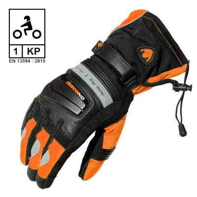 ON BOARD Artic Pro Handschuhe, Unisex, S, Schwarz/Orange von ON BOARD