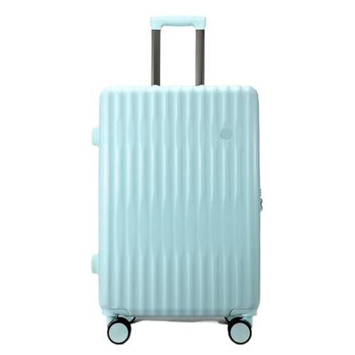 ONCALZNCA Koffer Gepäck Koffer für Damen und Herren Boarding Trolley Koffer Herren Leicht Leise Neu Passwort Koffer Koffer, blau, 61 cm von ONCALZNCA