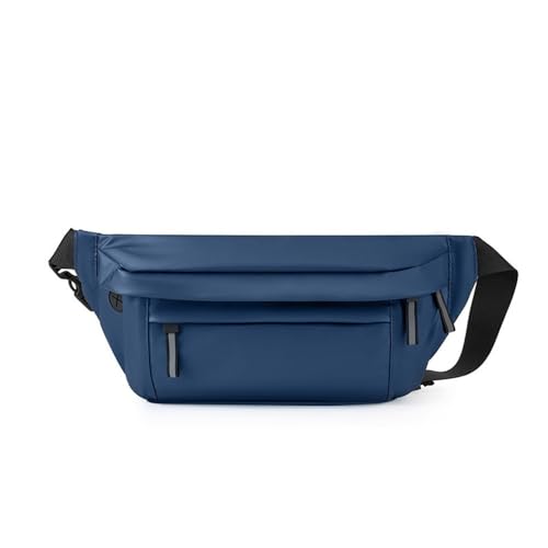 Gürteltasche Herren Hüfttasche for Sport, Reisen, Pendeln, tragbare Hüfttaschen Reisesport Wandern (Farbe : Blau, Size : 27x16cm) von ONDIAN