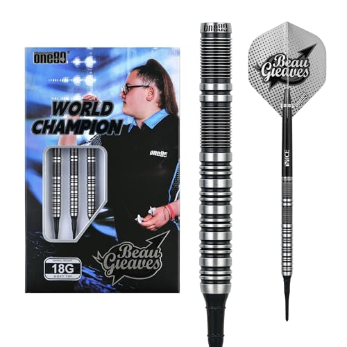 ONE80 Soft Dart Beau Greaves Beau n Arrow HD 80% Tungsten Softtip Dart Softdart (20 Gramm) von ONE80