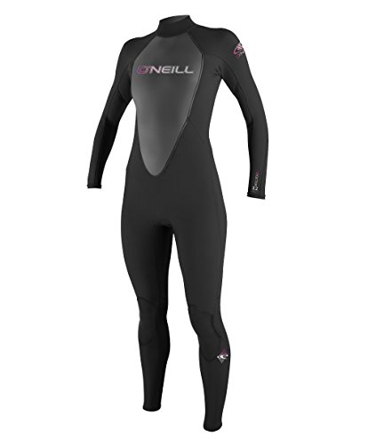 O'Neill Wetsuits Damen Neoprenanzug Reactor 3/2 mm Full Wetsuit, Black, 10 von O'Neill