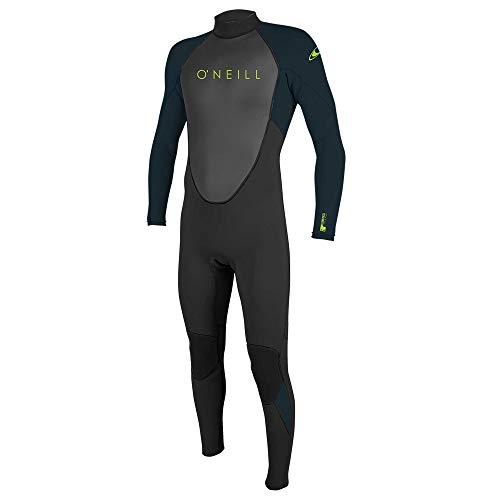 O'Neill Wetsuits Jungen Reactor II 3/2mm Back Zip Full Wetsuit Neoprenanzug, Black/Slate, 8 von O'Neill