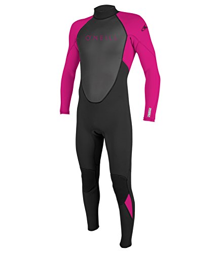 O'Neill Mädchen Youth Reactor II 3/2 mm Back Zip Full Wetsuit, Berry, 6 EU von O'Neill