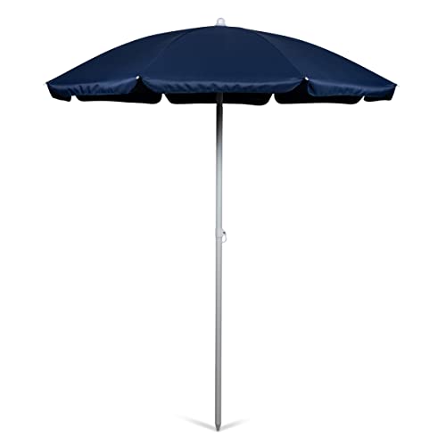 PICNIC TIME ONIVA - a Brand Sonnenschutz für den Außenbereich, 14 cm – Kleiner Terrassenschirm – Strandkorb-Regenschirm, Marineblau von PICNIC TIME