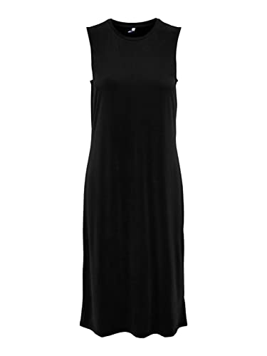 ONLY Damen Onlfree S/L Modal Dress Jrs Noos, Schwarz, L von ONLY