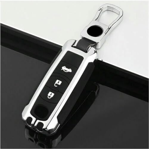 ONNAT Autoschlüsseletui Abdeckung Tasche Zinklegierung mit Schlüsselanhänger für Mazda 6 Atenza MX5 CX5 CX7 CX9 von ONNAT