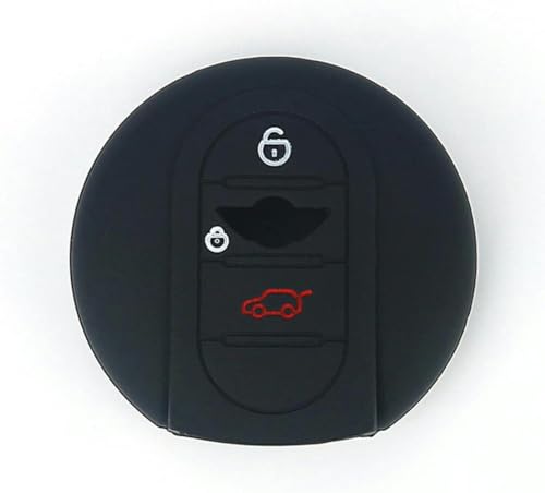 ONNAT Silikon-Schlüsselhülle, Autoschloss-Schlüsselhülle, für Mini für Cooper Countryman Clubman F54 F55 F56 F60, Auto-Fernbedienungs-Schutzhülle von ONNAT