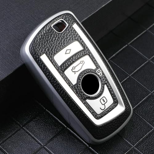 ONNAT TPU-Abdeckungsschale, Fernbedienung für Auto-Schlüsselanhänger, Autoschlüssel-Hülle, für 1 2 3 4 5 6 7 Serie X3 X4 4 Tasten von ONNAT