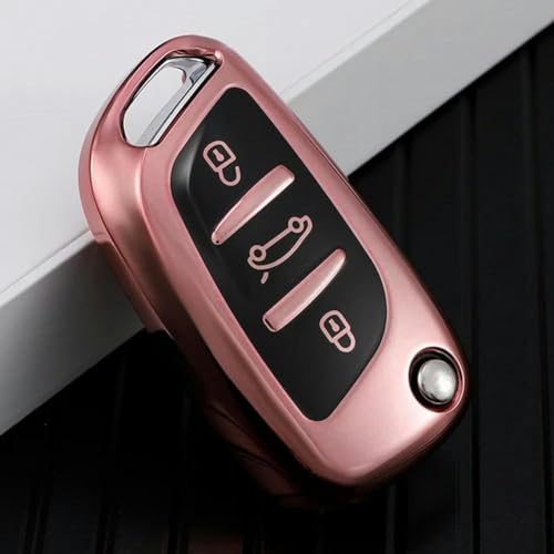 ONNAT TPU-Schlüsselhülle, Tasche, Schlüsselanhänger, Auto-Schlüsselanhänger, für Peugeot, für Citroen C1, C2, C3, C4, C5, DS3, DS4, DS5, DS6 von ONNAT