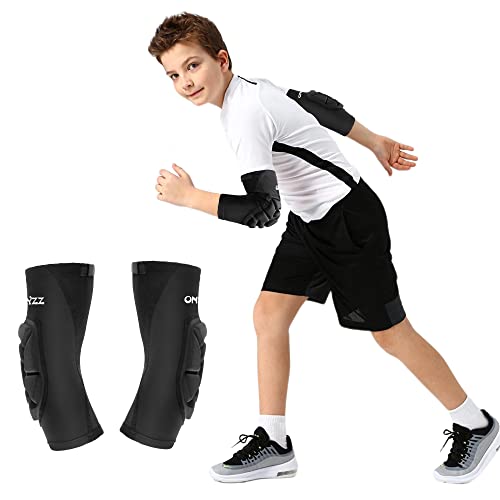 Ellenbogenbandagen Basketball Armstulpe 1Paar Kinder Ellenbogenschoner Torwart Schützende Shooter Sleeve Handball Volleyball Ellenbogenschutz M von ONTYZZ