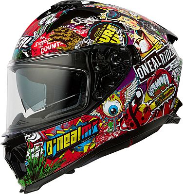 ONeal Challenger Crank S25, Integralhelm - Rot/Schwarz/Blau/Gelb/Grün - XS von ONeal
