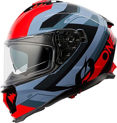ONeal Challenger Exo S25, Integralhelm - Schwarz/Grau/Rot - M von ONeal