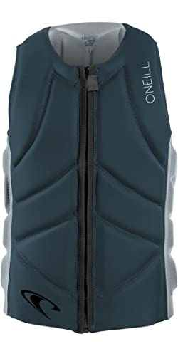O'Neill 2023 Mens Slasher Comp B Impact Vest 4917BEU - Cadet Blue/Cool Grey Oneill Mens Size - XXL von ONeill