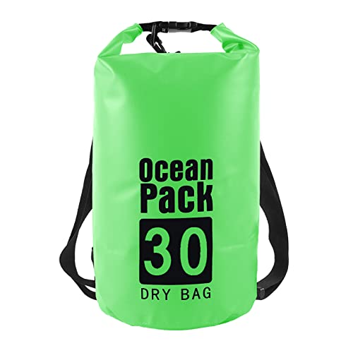 OPAHUTER Schwimmender Packsack Wasserdicht, 30L Unisex Dry Bag und wasserdichte Taschen für Kayaking/Fishing/Rafting/Swimming/Camping/Snowboarding von OPAHUTER