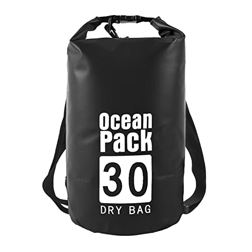 OPAHUTER Schwimmender Packsack Wasserdicht, 30L Unisex Dry Bag und wasserdichte Taschen für Kayaking/Fishing/Rafting/Swimming/Camping/Snowboarding von OPAHUTER