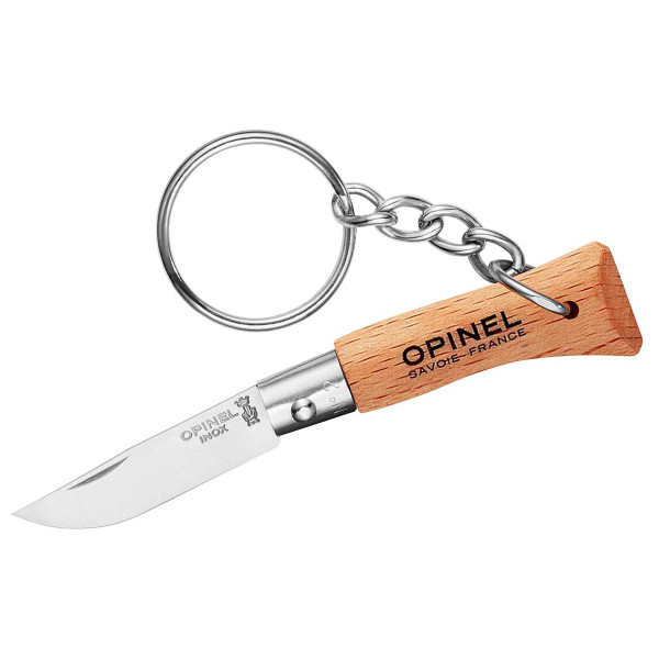 Opinel - No 02 mit Anhänger - Messer Gr 3,5 cm beech von OPINEL