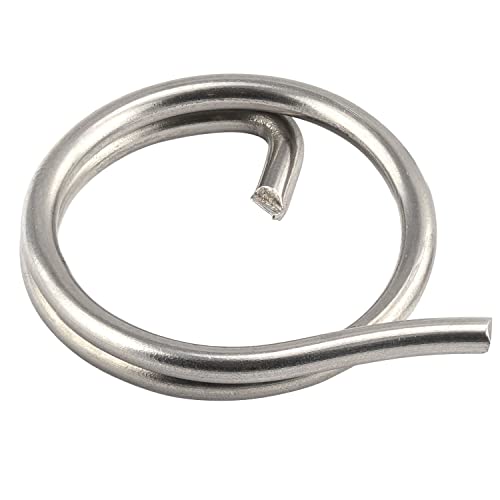 OPIOL QUALITY | Ringsplinte 1,25x15 mm (10 Stück) | Edelstahl A4 | Sicherungsringe | Ring-Splint | Ringsplint | Sicherung | Steckbolzen von OPIOL QUALITY