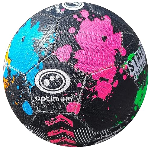 OPTIMUM Unisex-Adult Optimaler Straßenfußball, Mehrfarbig, Größe 5, 5 von OPTIMUM